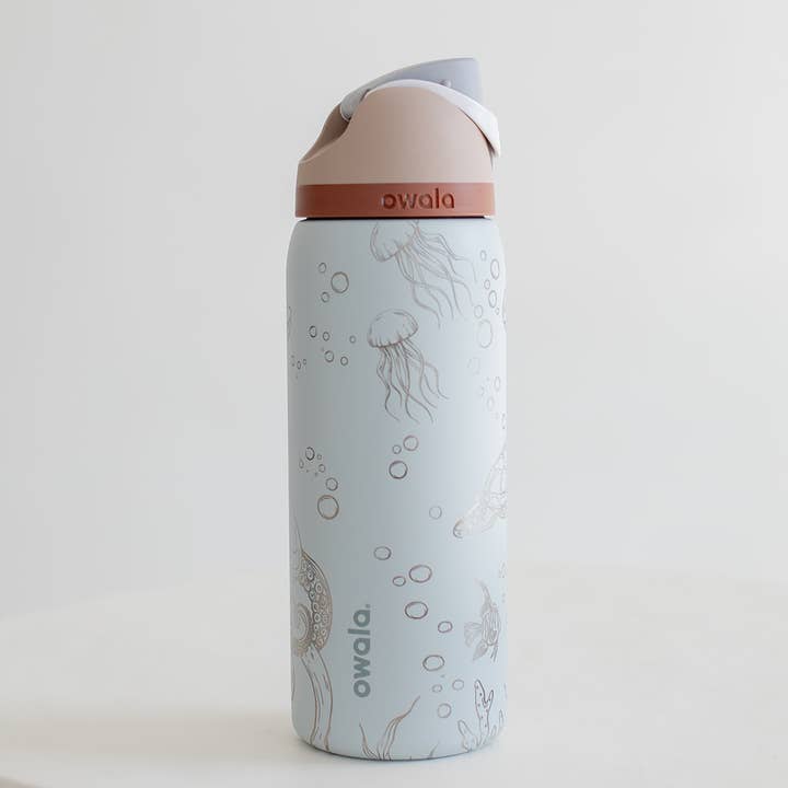 KNOTS + NOOK - Wholesale Insulated Mug/Tumbler - SEA LIFE ENGRAVED OWALA FREESIP 32OZ STAINLESS STEEL TUMBLER4