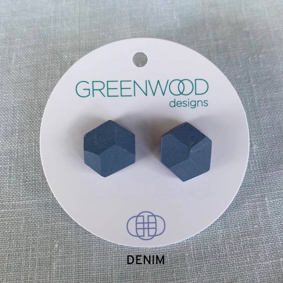 Greenwood Designs - Wholesale Stud/post earrings - Plain Rock Earrings16