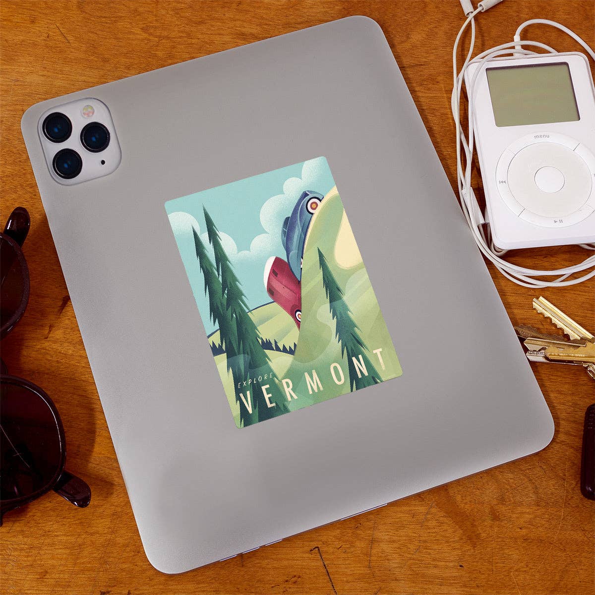 RetroPlanet - Wholesale Sticker - Vermont Camping State Travel Vinyl Sticker3