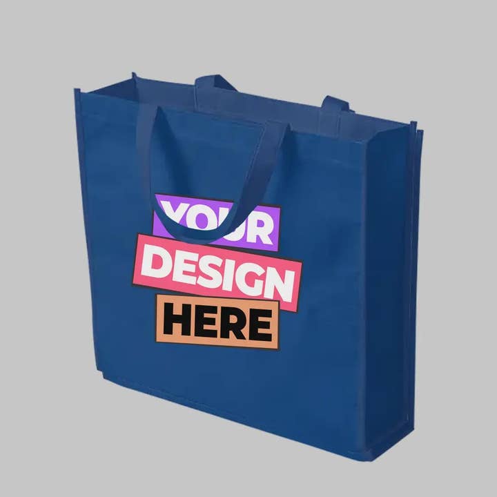 Custom Logo Tote Bag • Full Color Print, Trade Show Swag for wholesale by Swag Print