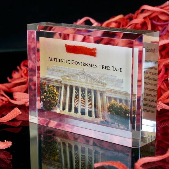 Red Tape: National Archives Paperweight for wholesale by National Archives Foundation