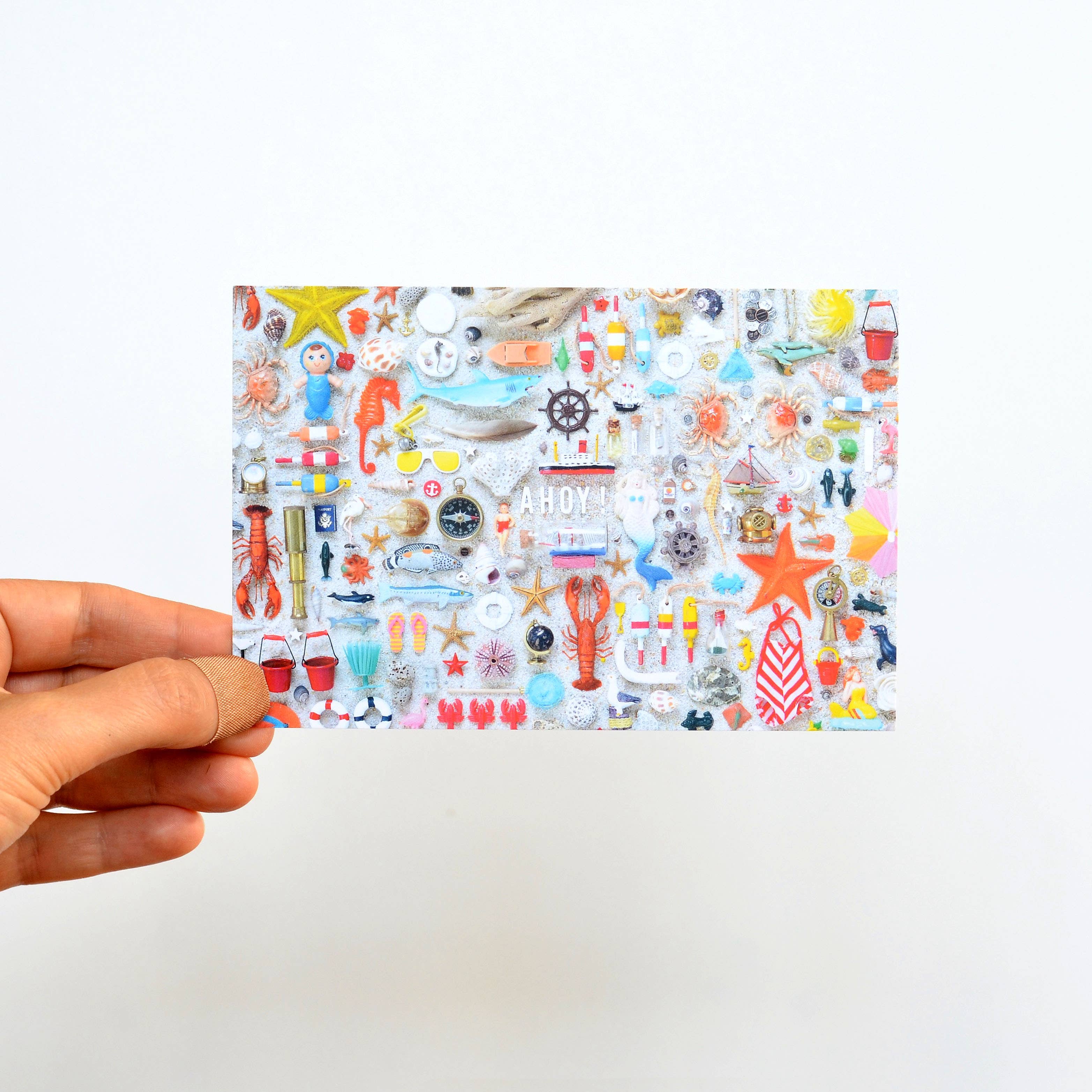 Imaginary Animal - Vente Carte de vœux classique - Carte de vœux ou carte postale Tiny Things Ahoy Collection4