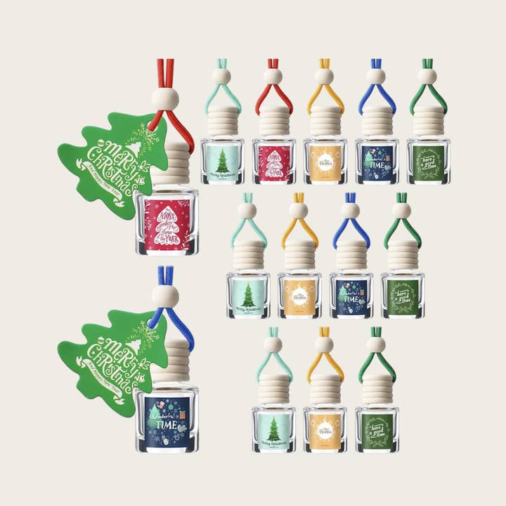 Diffuseurs d'air de voiture vides sur le thème de Noël pour la vente par Ella Blue