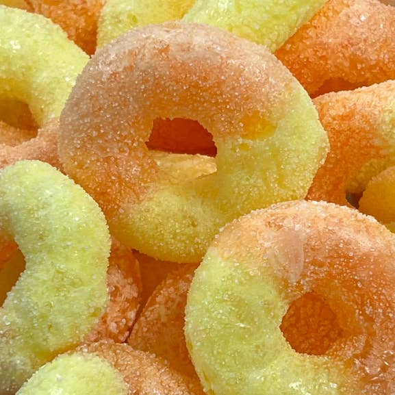 Freeze Dried Peach Rings and other Purchase Wholesale sunshine nut. Free Returns & Net 60 Terms on Faire trending on Faire.