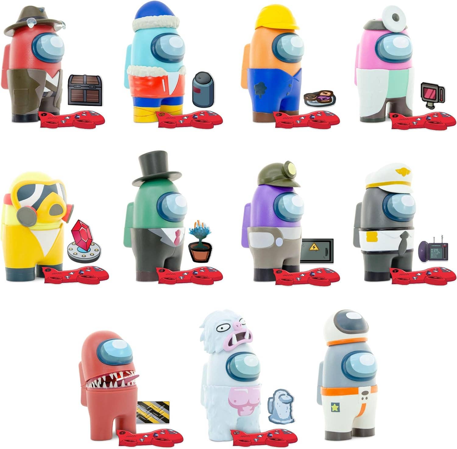 Toys Matter Inc. - Wholesale Figurine Toy - Kids - Among Us Mystery Capsule Toy Figure S2 - Blind Box CDU