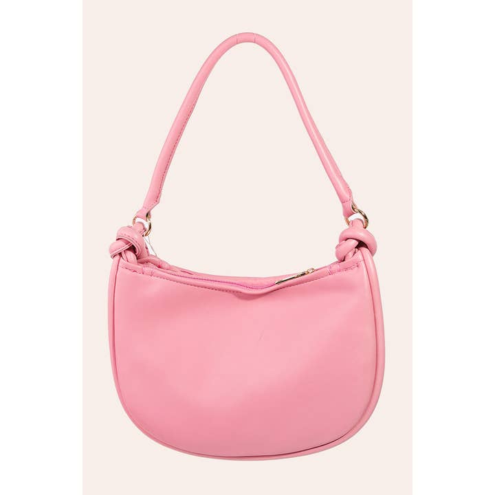 Anarchy Street – wholesale Axelremsväska – Dam – Läderväska med korgflätning i halvmåneform2