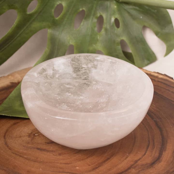 Tiny Rituals - Wholesale Decorative Plate/Dish/Bowl - Rare Clear Quartz Crystal Bowls - Large - 1 of a Kind38