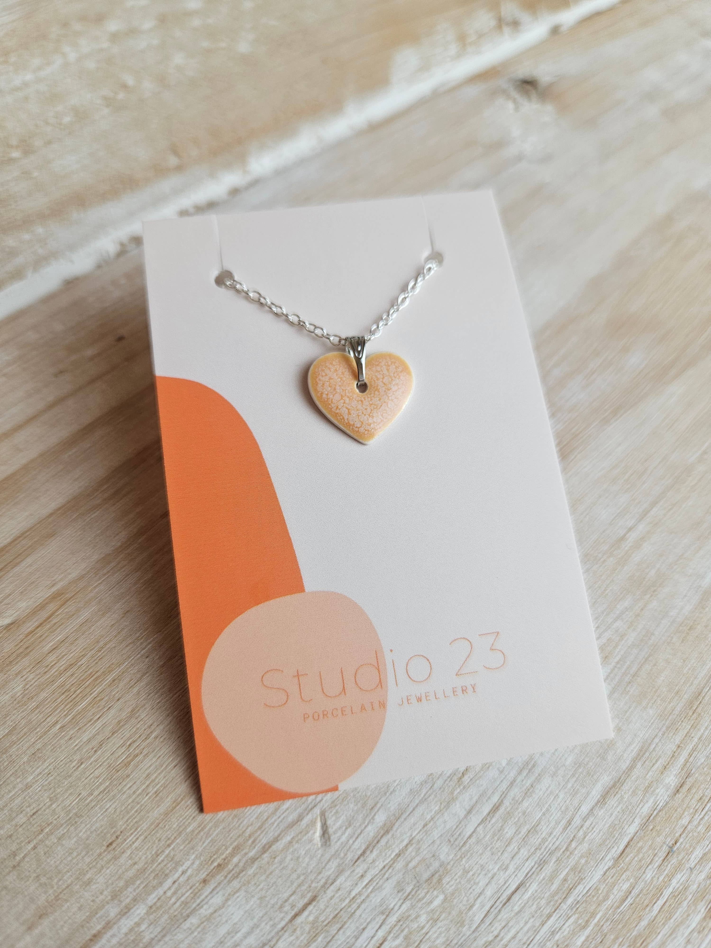 Studio 23 Ceramics - Wholesale Individual Charm/Pendant - NEW DESIGN Pendant Heart6
