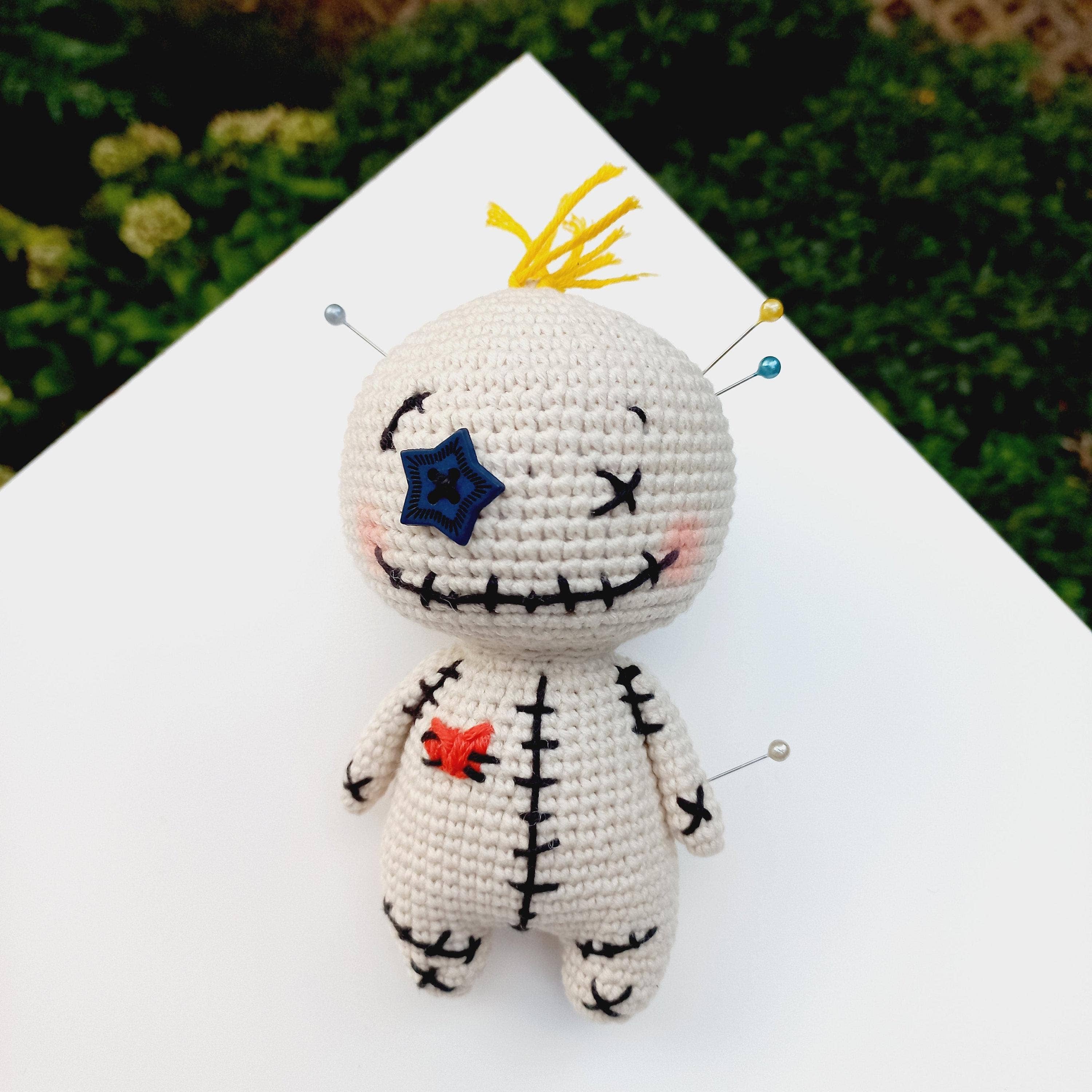 Anh2 LTD - Wholesale Decorative Tabletop Object - Voodoo Doll Crochet, Cute Voodoo Amigurumi, Halloween Decor1