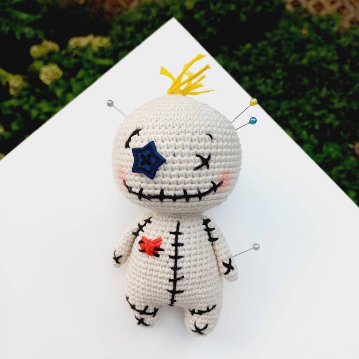 Anh2 LTD - Wholesale Decorative Tabletop Object - Voodoo Doll Crochet, Cute Voodoo Amigurumi, Halloween Decor1