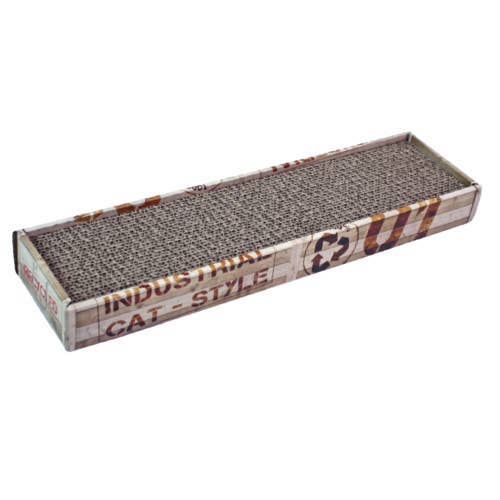 Croci Group - Wholesale Pet Toy - Cat - Cardboard scratching post with catnip - Croci