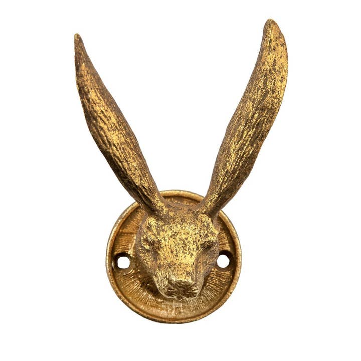 Sass & Belle Europe - Venta al por mayor Ganchos de pared - Gancho dorado para orejas de conejo