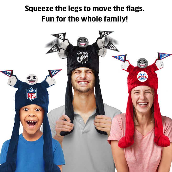 Little Earth Productions - Wholesale Hat Accessory - Men's - NFL Seattle Seahawks Mascot Cheering Sidekick Hat