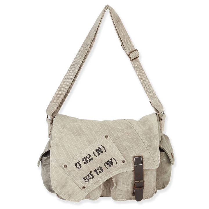 Vintage, Benjiro Flapover Messenger Bag for wholesale by Headwear & Handbag Collections by Sun 'N' Sand