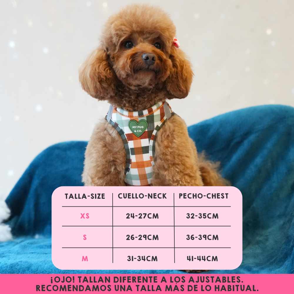 My Pug & Co. - Wholesale Pet Harness - Dog - Autumn Picnic Body Harness2