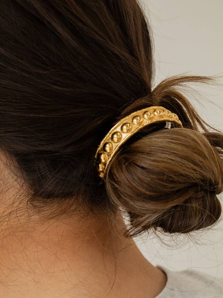 Gold Studded Bun Cuff for wholesale by Shop Andi