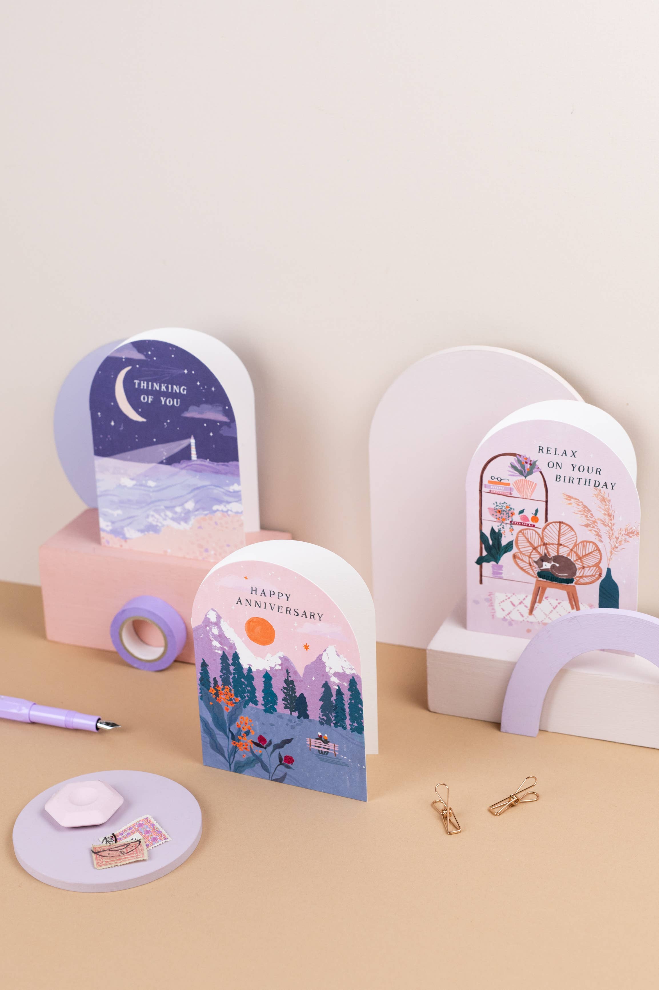 Sister Paper Co. - Wholesale Anniversary Card - Anniversary Sunset Card | Anniversary Cards | Love Cards7