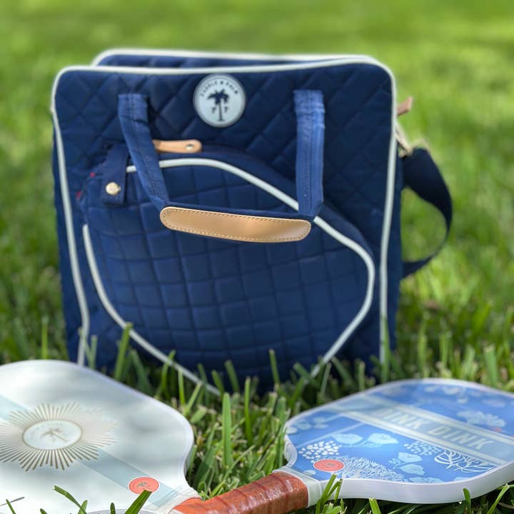 Paddle & Palm Pickleball - Wholesale Sports Bag - Unisex - Pickleball Tote Bag Genuine Leather Accents Waterproof! 7