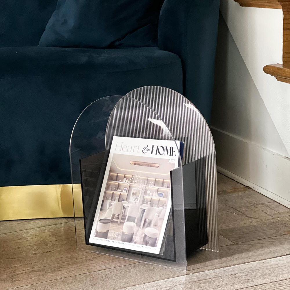 Boker-Tov Shalom - Wholesale Magazine Rack - Lucite Magazine Rack2