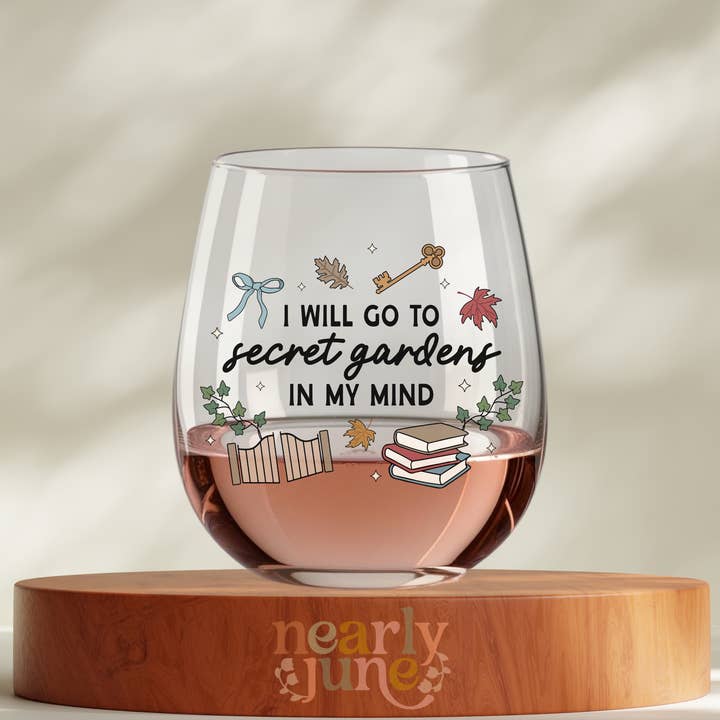 Taylor TTPD Secret Gardens in My Mind Wine Glass for wholesale by Nearly June Design Co