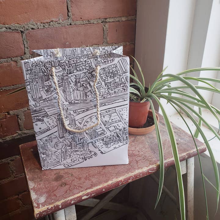 Gotamago - Wholesale Gift Bag - Toronto Lines Eco Gift Bag2