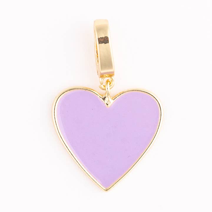 Charm Luxe Purple Heart for wholesale by Michelle McDowell