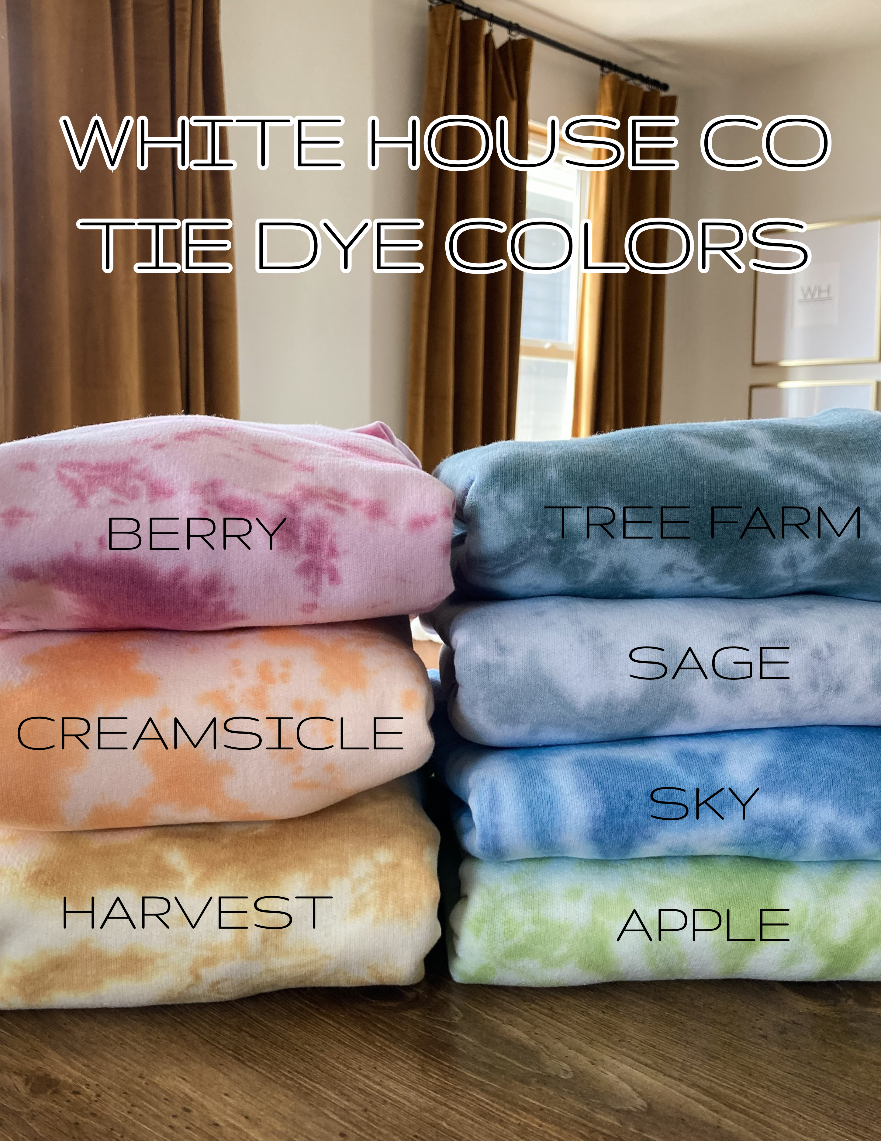 White House Co - Wholesale Sweatshirt - Women's - Tie Dye Crewneck10