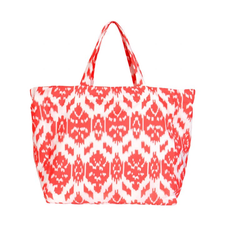 XXL beach bag 2 removable clutch pockets - Aperol Spritz for wholesale by Stella Marina Beach