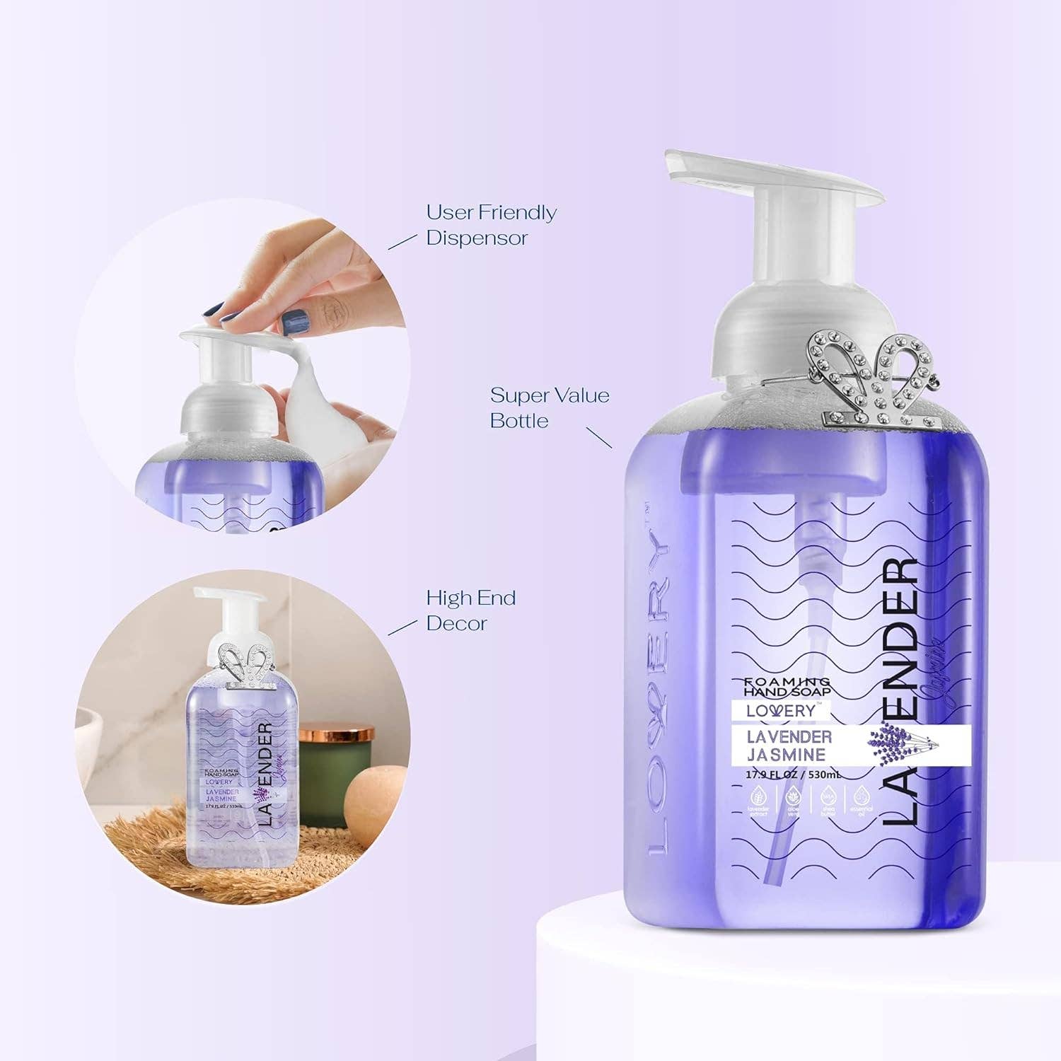 Lovery - Wholesale Hand Soap/Wash - 10 Pack Hand Foaming Soap, Hand Wash in Variety Fragrances2