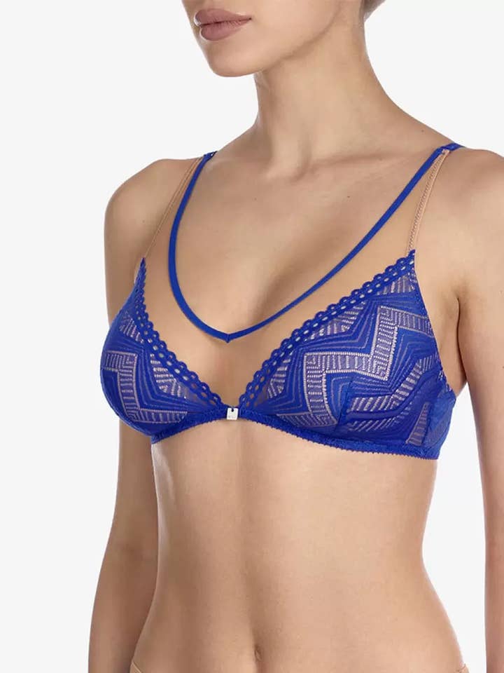 Lace Soft Bra Beaujolais for wholesale by NENYA x Bretelle