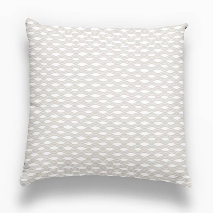Inlet Pillow in Beach for wholesale by Emily Daws