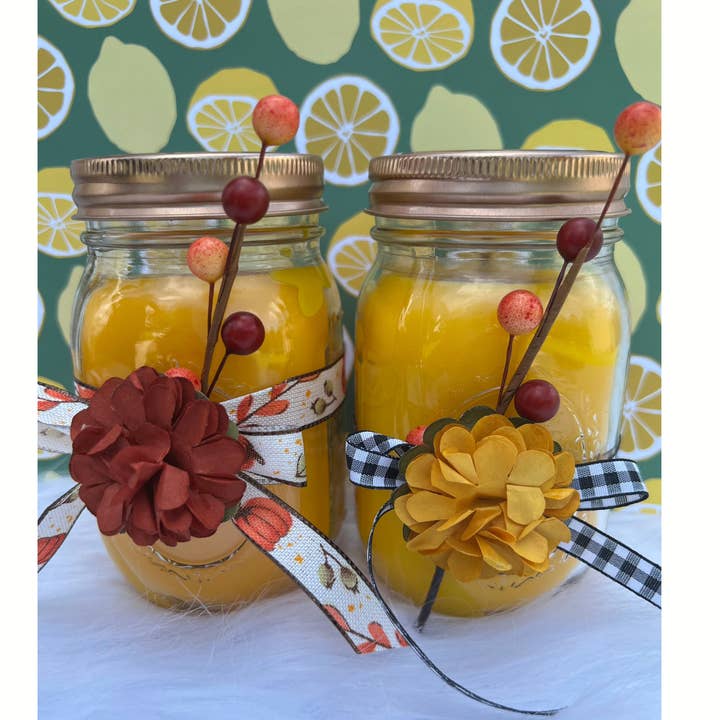 So Bella - Wholesale Jar/Filled Candle - Lemon Drop 16 oz Candle