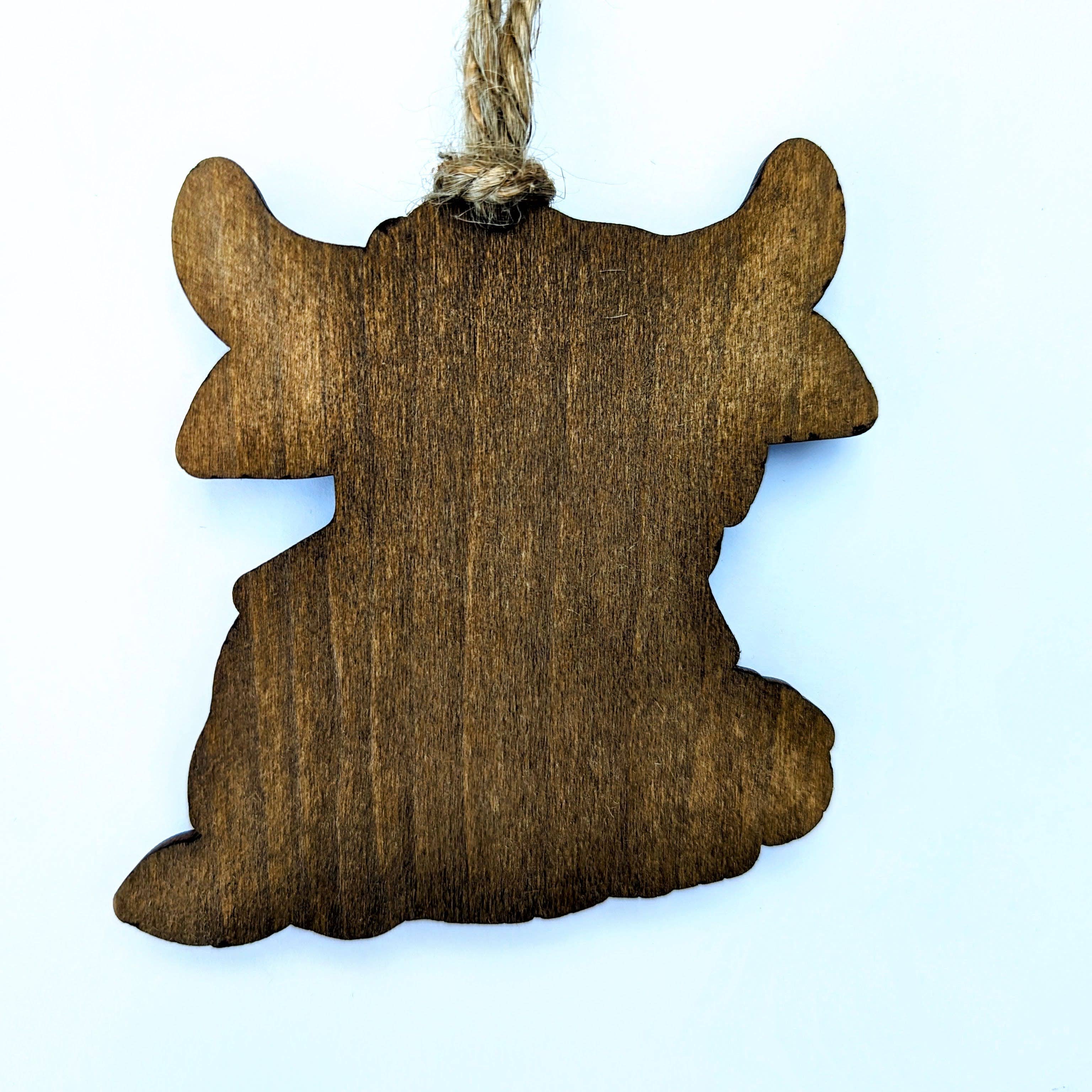 The Little Ornament Shop - Wholesale Ornament - Highland Cow Christmas Ornament2