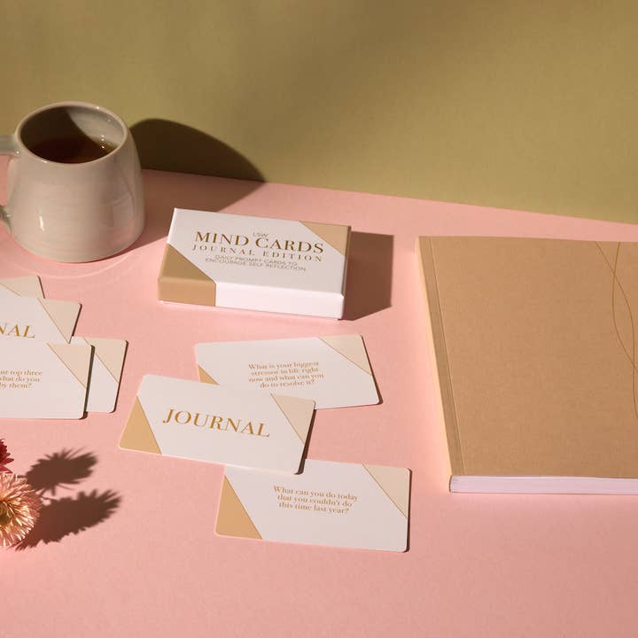 LSW London - Wholesale Journal/Diary - Mind Cards: Journal Edition – Daily Writing Prompts