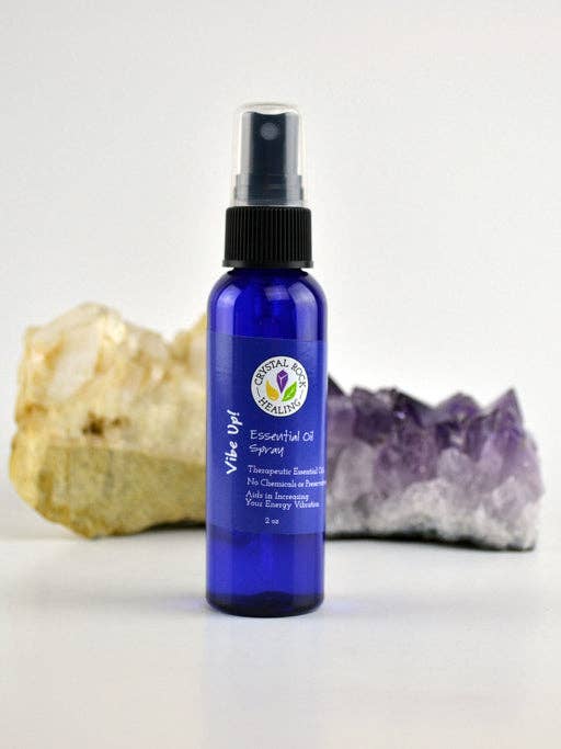 Vibe Up Spray 2oz for wholesale by Crystal Rock Healing, LLC