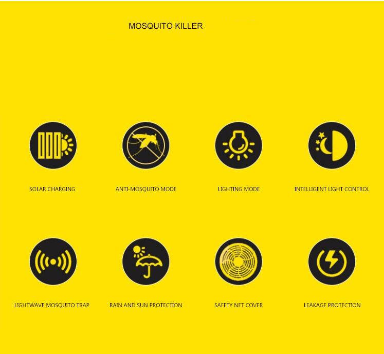 Infinite Basics - Wholesale Outdoor/Lawn Light - Solar LED Garden Light with Built-In Bug Zapper25