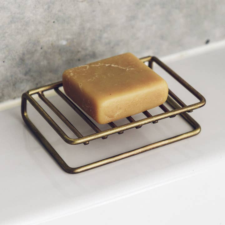 Fog Linen Work - Wholesale Bath Soap Dish - Brass Soap Stand0