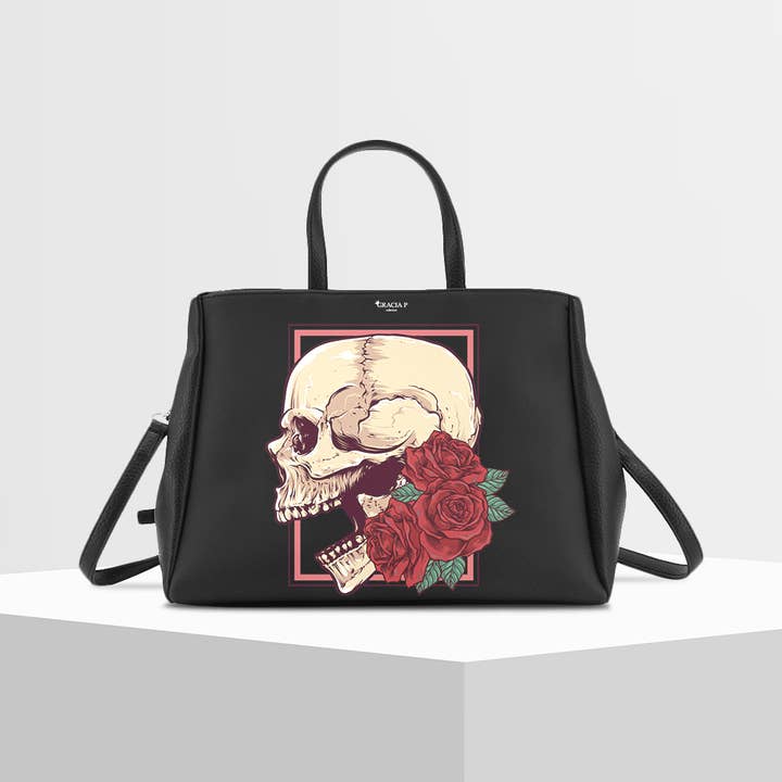 Cukki Bag di Gracia P - Skull Rose per la vendita all'ingrosso da parte di GLOBALSHOP SRL