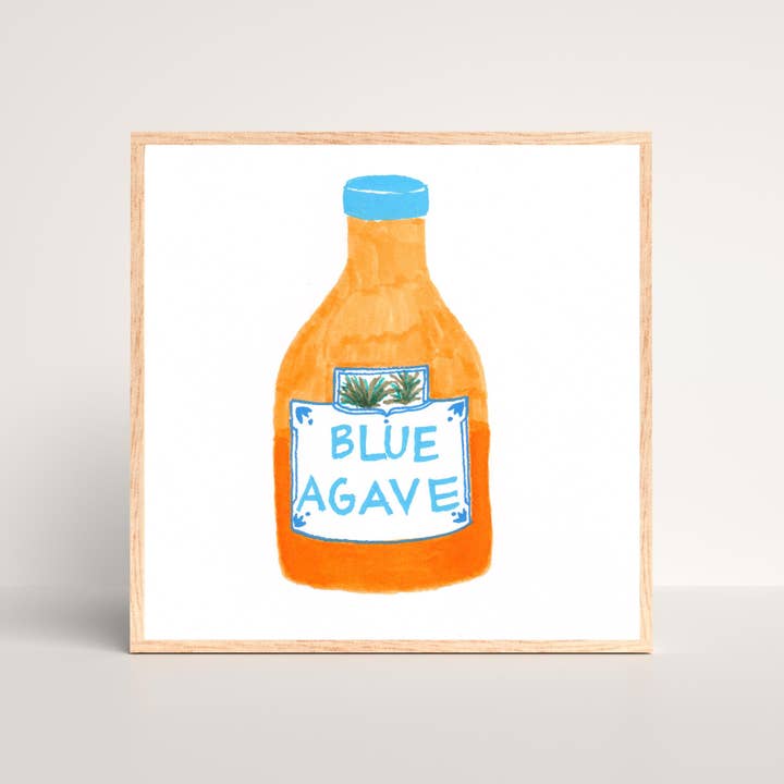 Mexican Agave Art Print: Tequila Culture Decor for wholesale by Neptune Paper