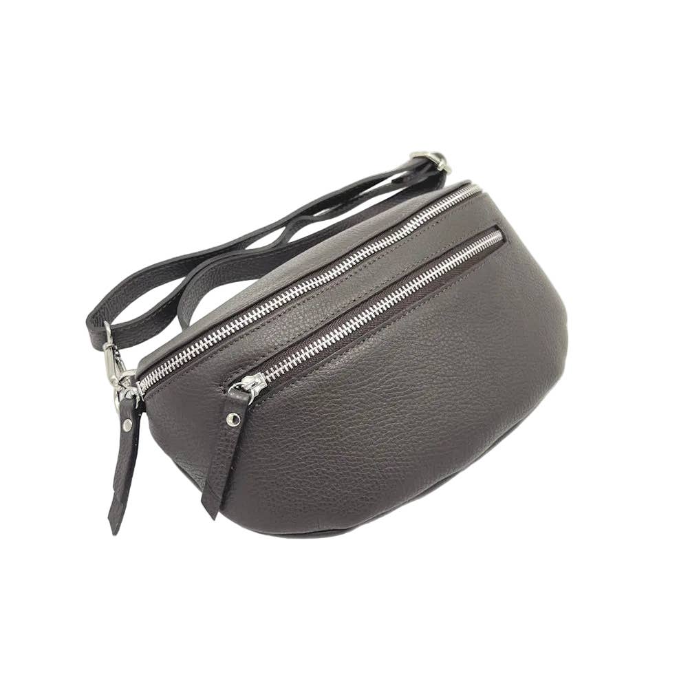Suie Valentini srl - Wholesale Crossbody Bag - Women's - Genuine leather fanny pack, Made in Italy, art. 1124675