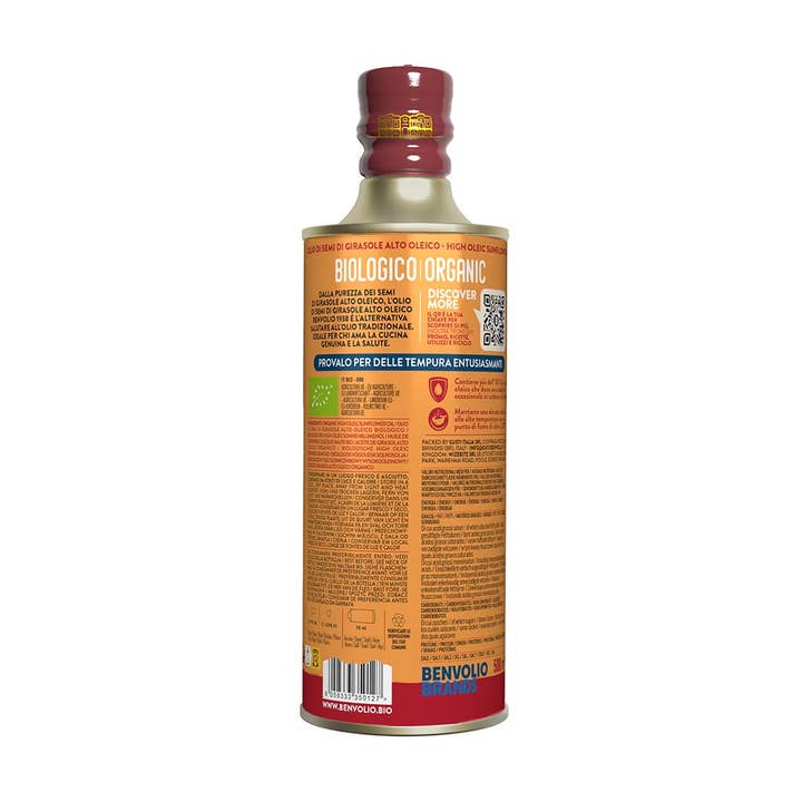 BENVOLIO.BIO by Wizebite S.r.l. SB - Wholesale Cooking Oil - BENVOLIO Organic High Oleic Sunflower Oil For All Cooking5