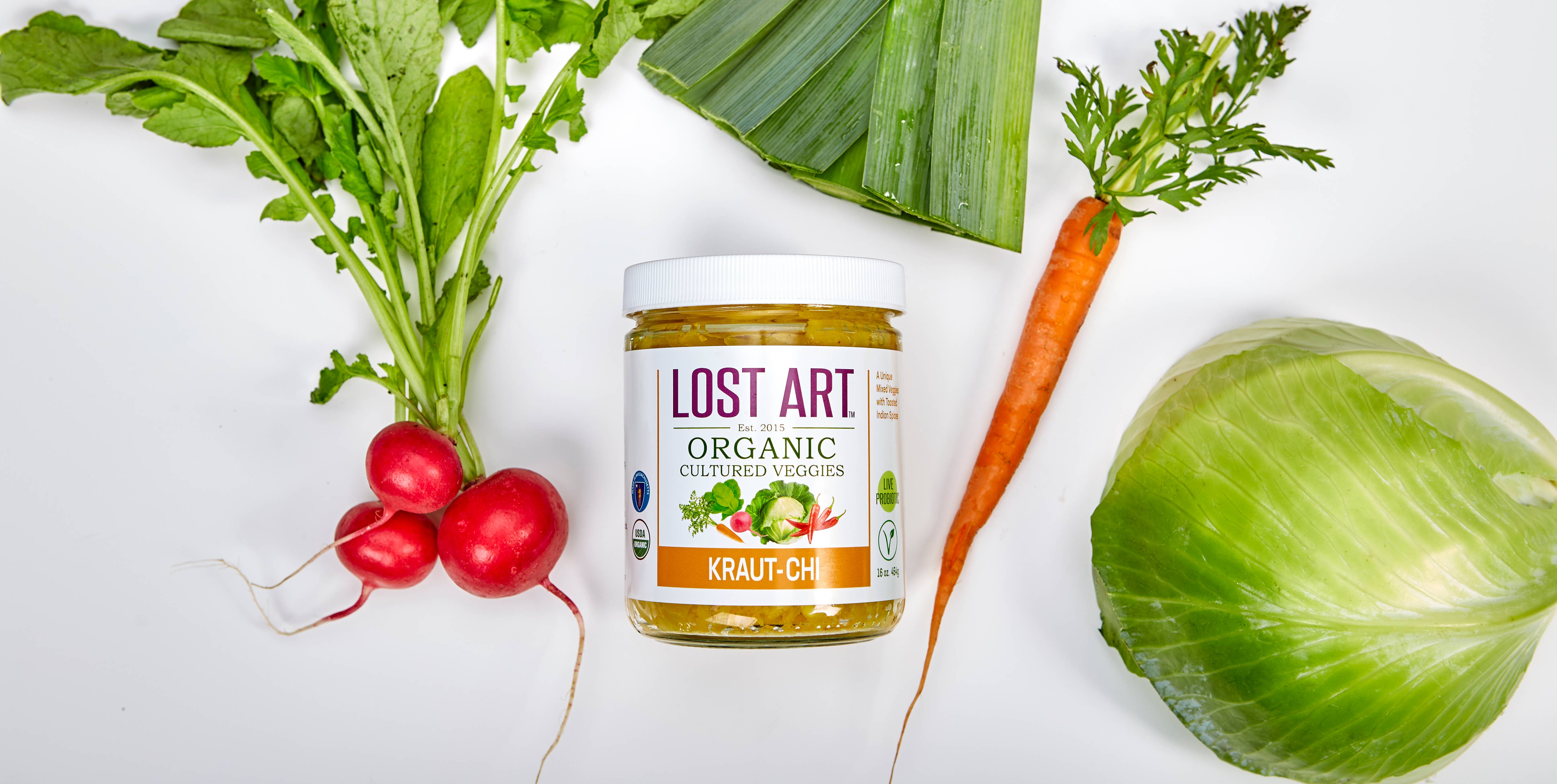Lost Art Cultured Foods - Wholesale Pickled Vegetables - Kraut-Chi (Organic/Kosher)1