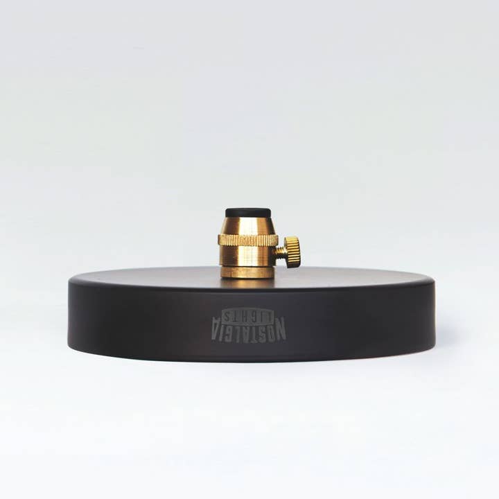 Stål Loft Rose Sort Med Messing Grommet for engroshandel hos We Are Nook