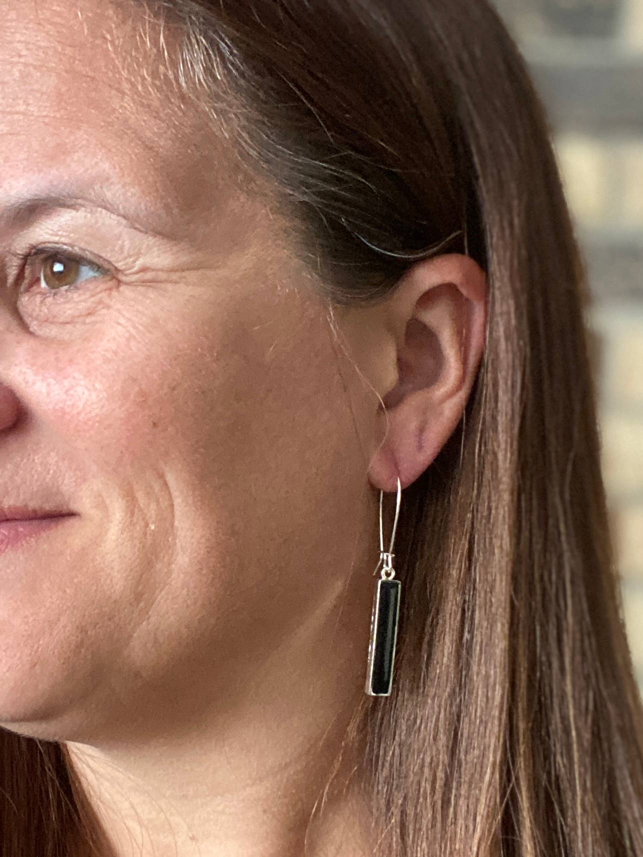 Jenica Jewelry - Wholesale Dangle Earrings - Teal Watercolor Bar Earrings - Multiple Options9