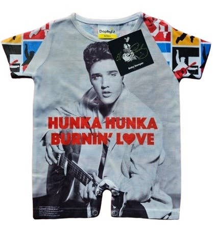 Daphyl's LLC – Engroshandel Heldragt – til børn – Elvis Presley Hunka Burnin Love Unisex strømpebukser2