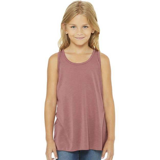 BELLA + CANVAS - Fließendes Racerback-Tanktop für Jugendliche für den Großhandel von Lucky Avocado