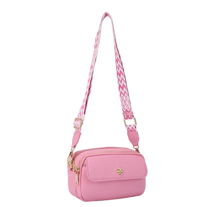 SAC BANDOULIÈRE EN CUIR VÉGÉTALIEN ROSANNA pour la vente par KAYLA+AVA