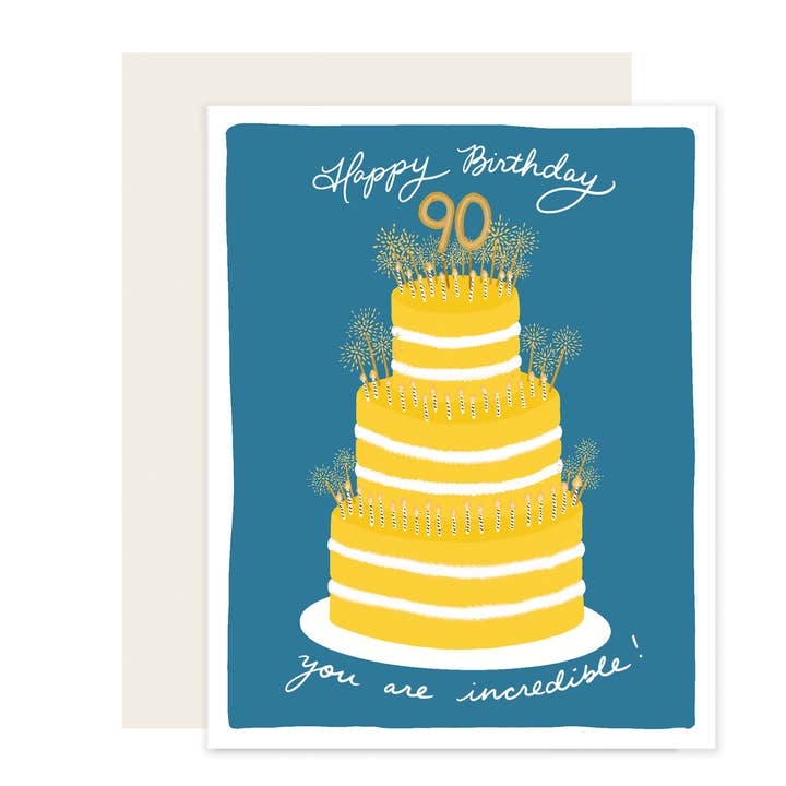 FR8467 Milestone Birthday Card / 90 FR8467 Milestone Birthday Card / 90