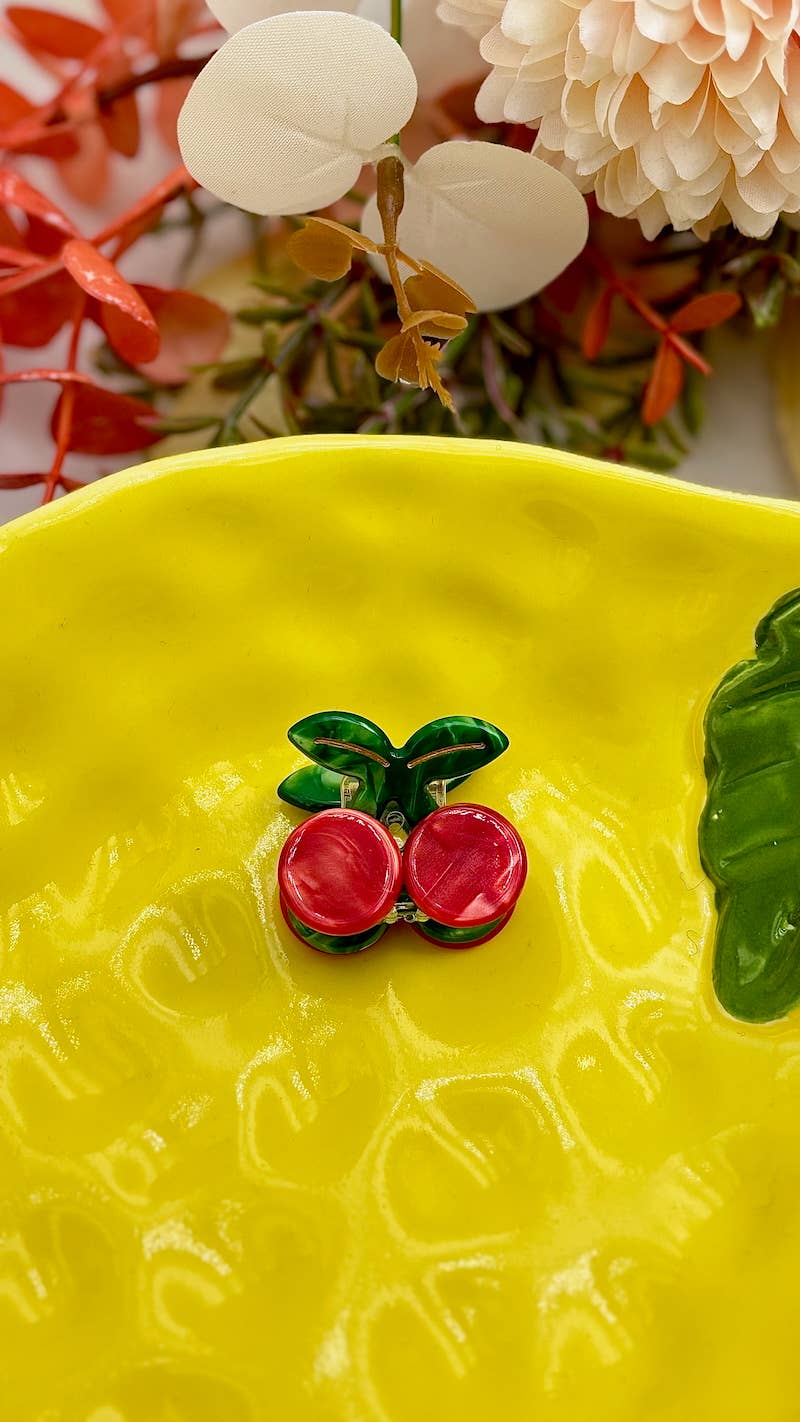 BYREN | ÉLINE L'ATELIER – wholesale Set med håraccessoarer – Dam – Mini hårklämma i fruktform 3 cm YH411