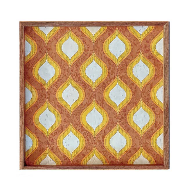 Isfahan houten dienblad voor wholesale door Lozee